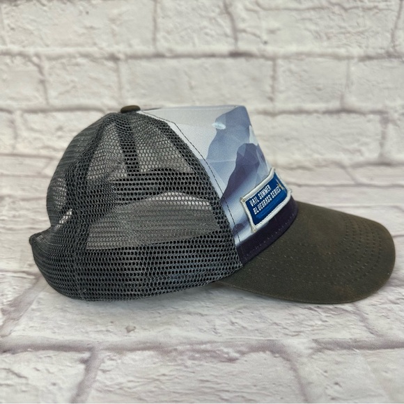 Vail Summer Bluegrass Series Locale Outdoor Mesh Snap Back Hat Colorado Mountain - Picture 5 of 11